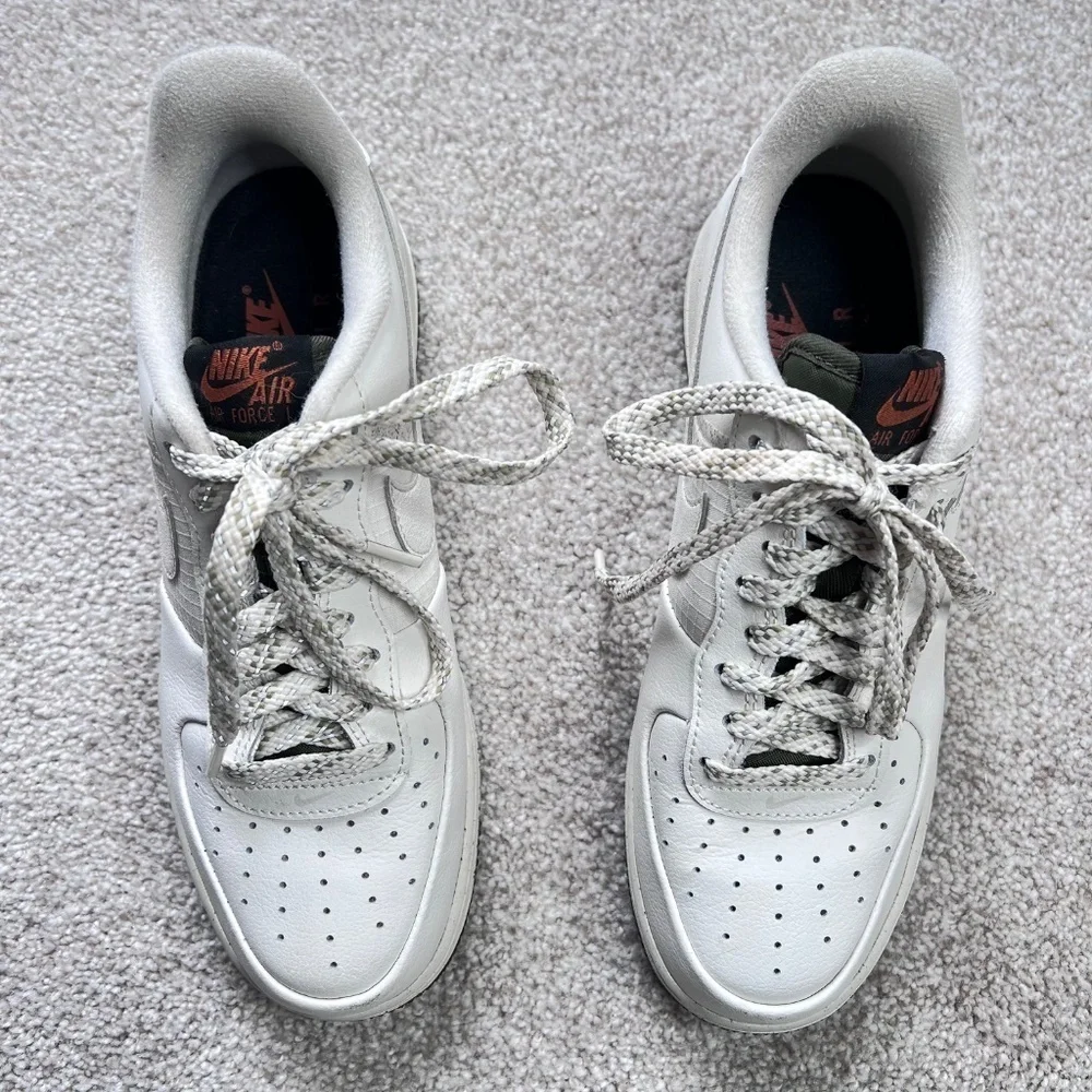NEW Nike Air Force 1 ‘07 LV8 Cargo Khaki Dark Russet 7.5